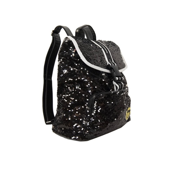 🆕Justice JusticeSport Black Sequin Mini Back Pack - Picture 4 of 8